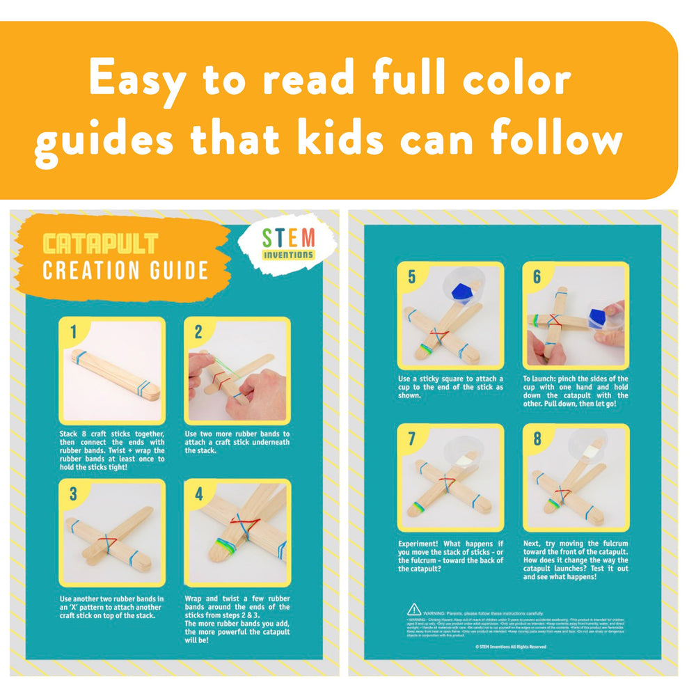 STEM Inventions kit contents showing four projects for classrooms
