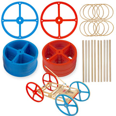 STEM Inventions large wheels for project cars offering smooth motion.