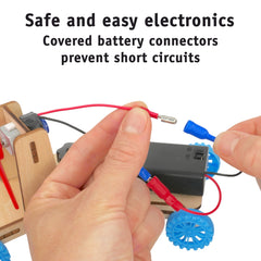 STEM Inventions Propeller Car Kit angle adjustment shows different motion patterns