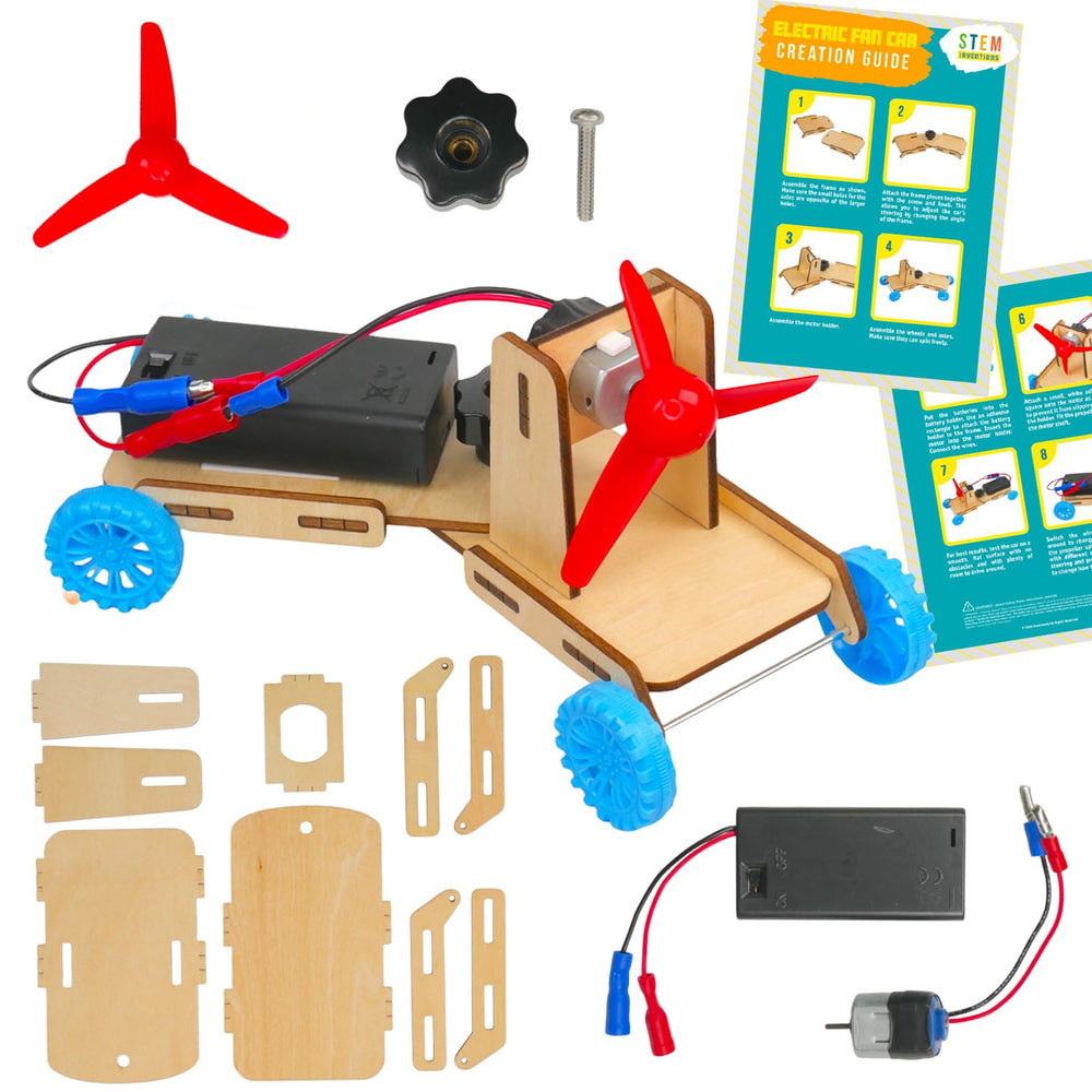 STEM Inventions Propeller Car Kit assembly for hands-on learning