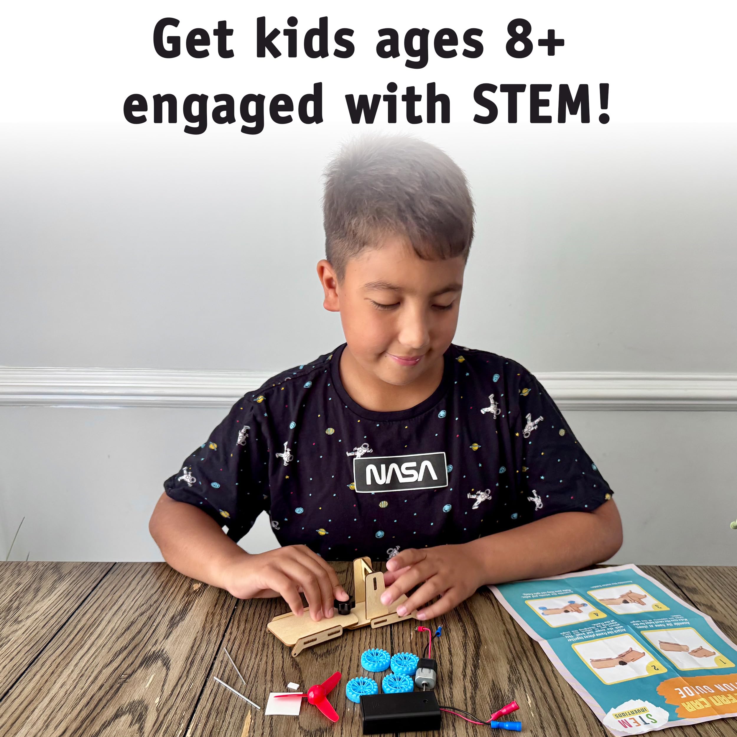 STEM Inventions Propeller Car Kit ready for classroom STEM activities