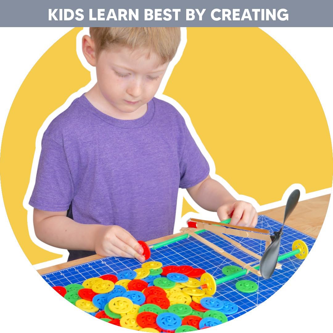 STEM Inventions wheels support hands-on motion and design exploration in STEM lessons.