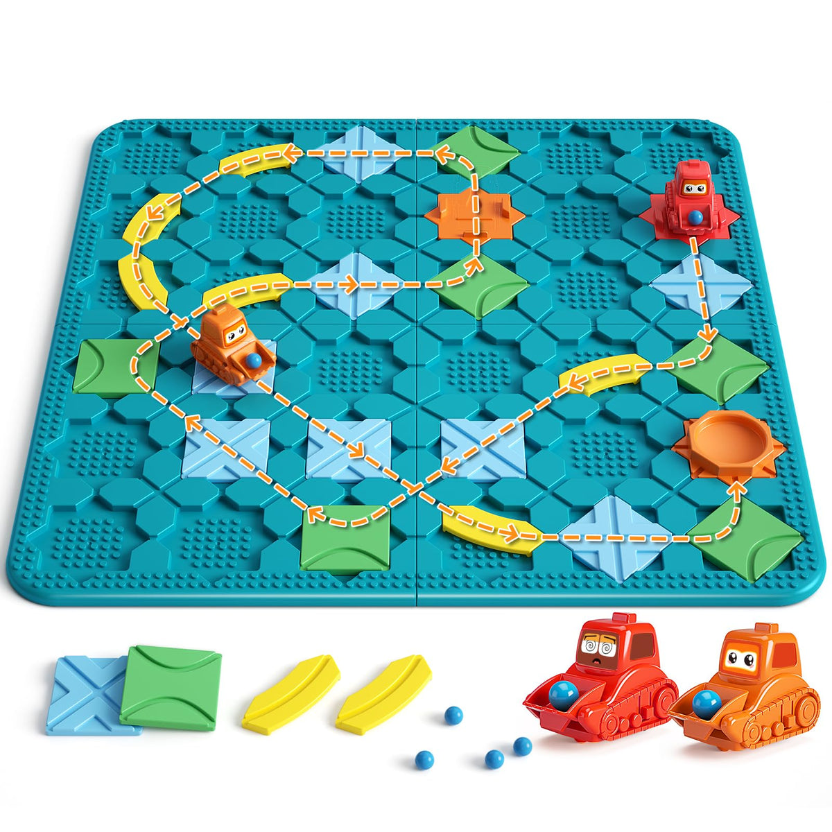STEM MATCH board game maze challenges for ages 3-10 sparks logical thinking during play.