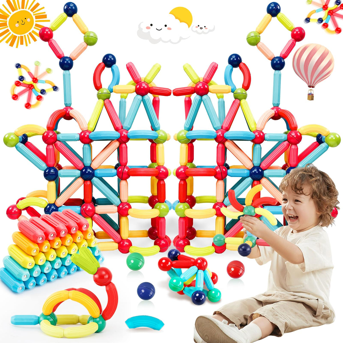 STEMTiles magnetic building blocks starter set for hands-on spatial learning