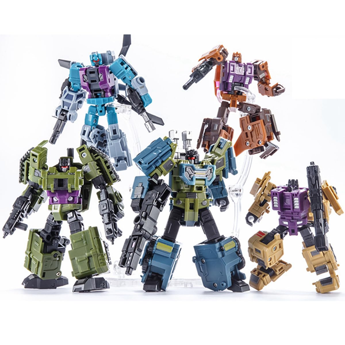 STENBEIGO 5-in-1 deformation vehicle forms enable imaginative transforming play.