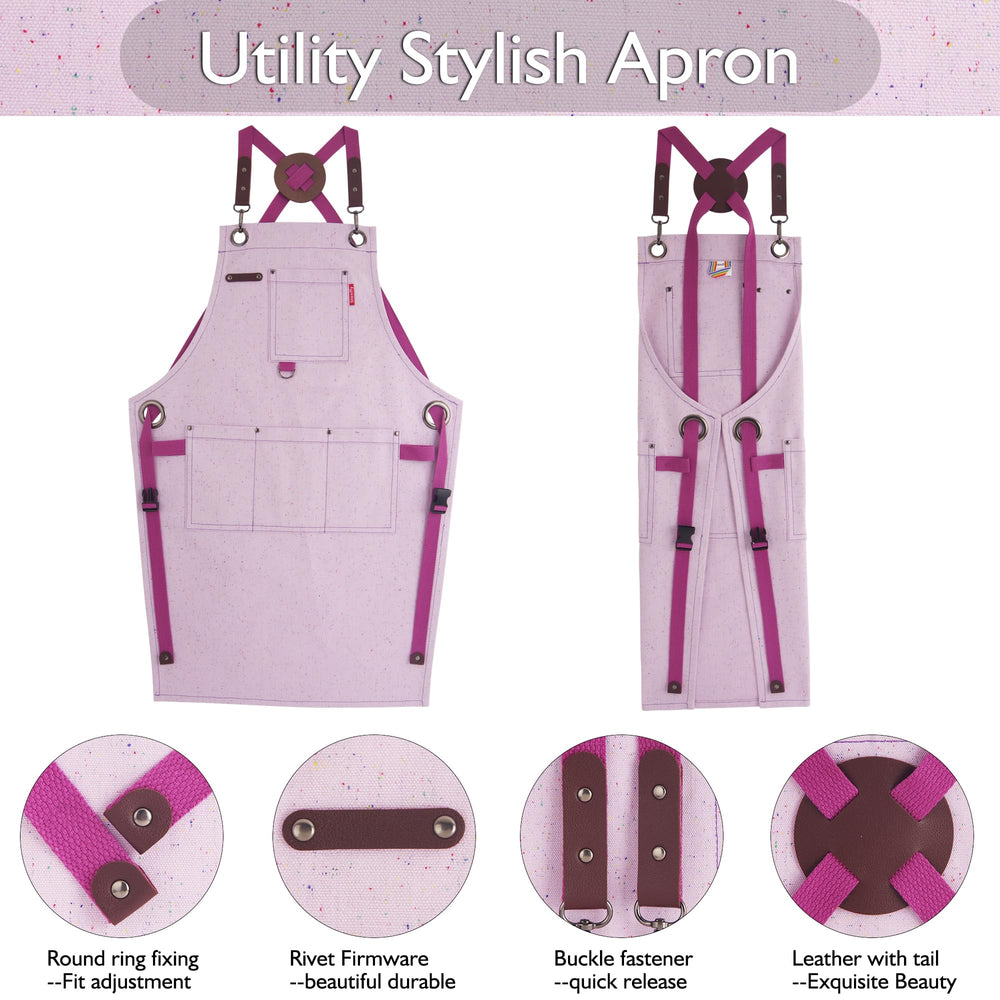 Stenffy Kids Art Apron gardening focus shields clothes during gardening tasks.