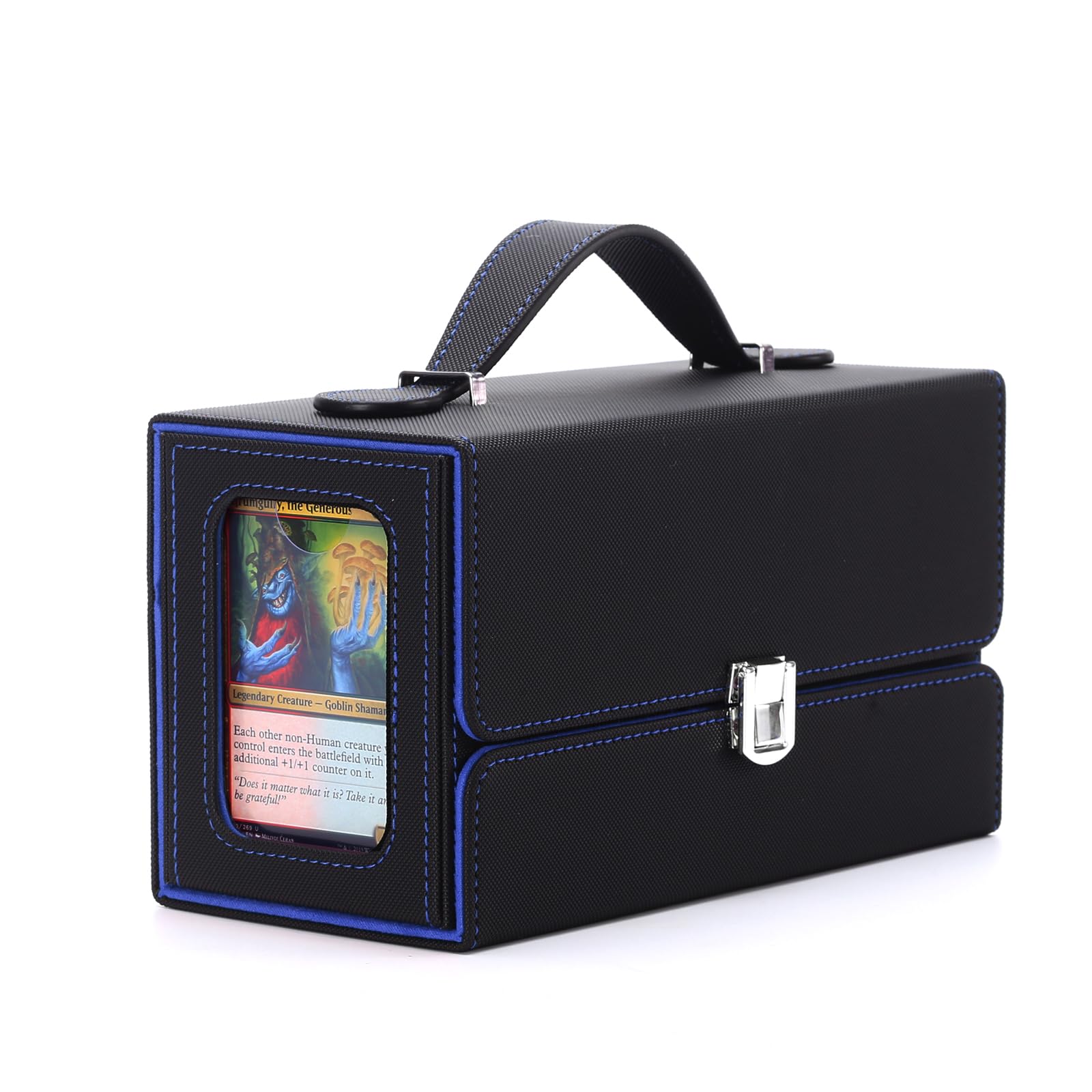 Stepane 3-in-1 Card Storage Box holds two decks and a dice tray.
