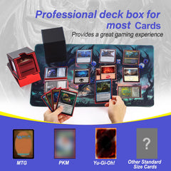 Stepane deck box holds up to 100 double sleeved cards