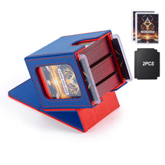 Stepane deck box fits 120 single sleeved cards for convenient storage