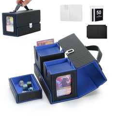 Stepane Commander Deck Box displays the commander card in the front window for quick reference.