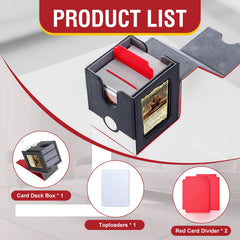 Soft interior fabric cushions cards and prevents scratches.