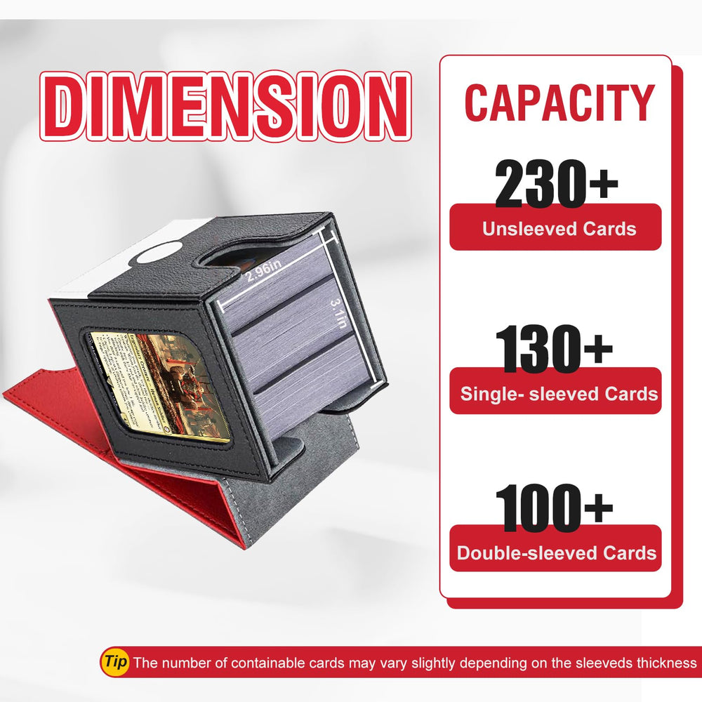 Stepane box includes top loader to protect prized cards.