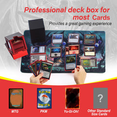 Stepane deck box uses magnetic closure for secure transport