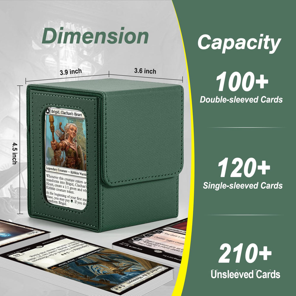 Stepane MTG deck box magnetic closure keeps contents secure on the go