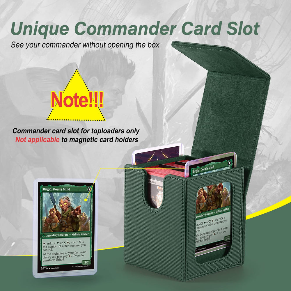 Stepane MTG deck box two dividers help organize multiple decks