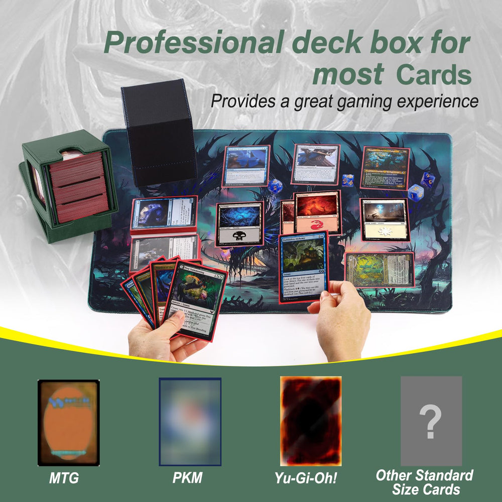 Stepane MTG deck box wide opening allows easy card retrieval