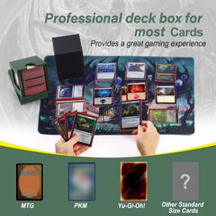 Stepane MTG deck box wide opening allows easy card retrieval