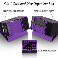Stepane PU leather exterior protects cards during travel and handling.