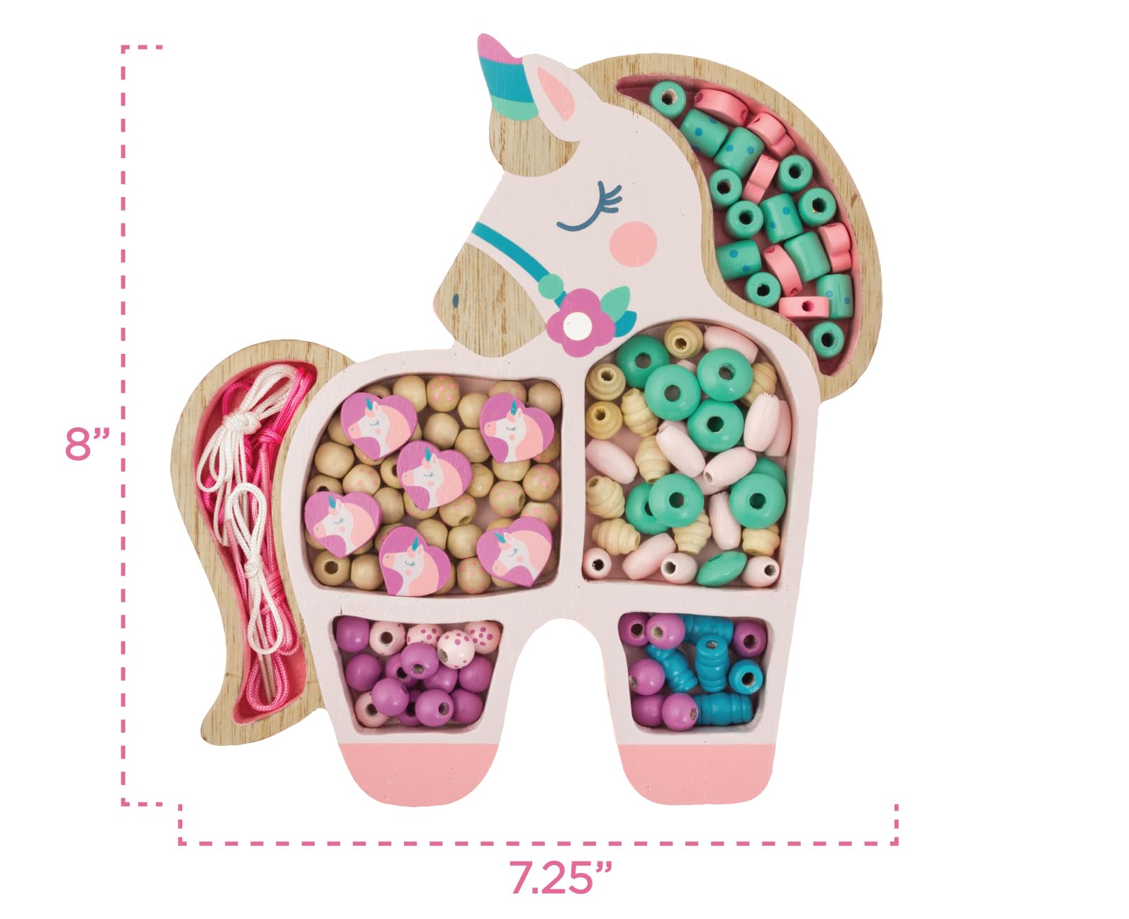 Stephen Joseph Bunny Bead Boutique designed for little hands and easy cleanup.