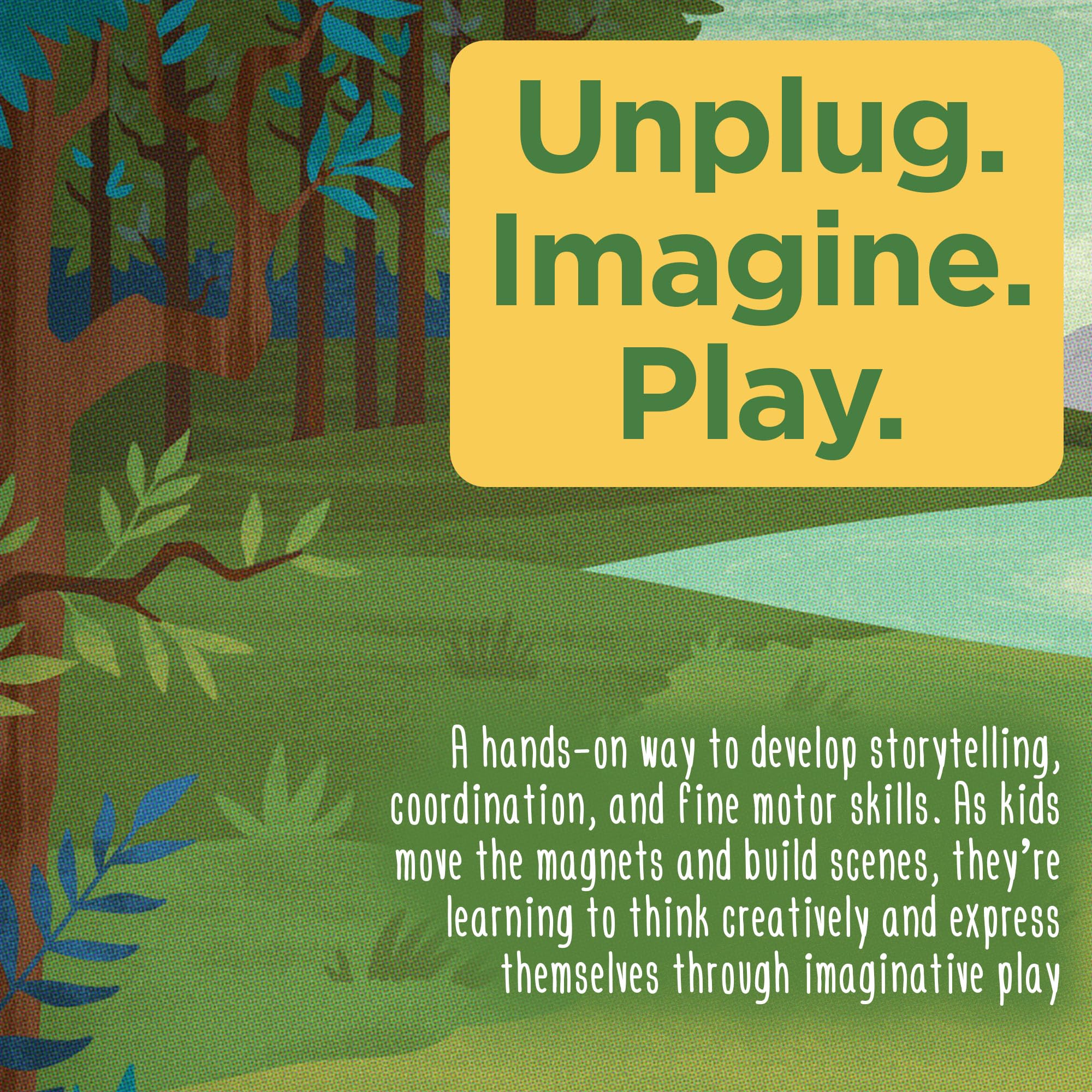 Stephen Joseph dinosaurs scene sparks action packed imaginative play