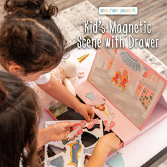 Stephen Joseph magnetic scene backdrops offering two interchangeable settings for creative play