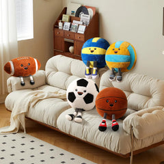 Stepxi Football Plush Pillow room decor adds sporty charm to spaces.