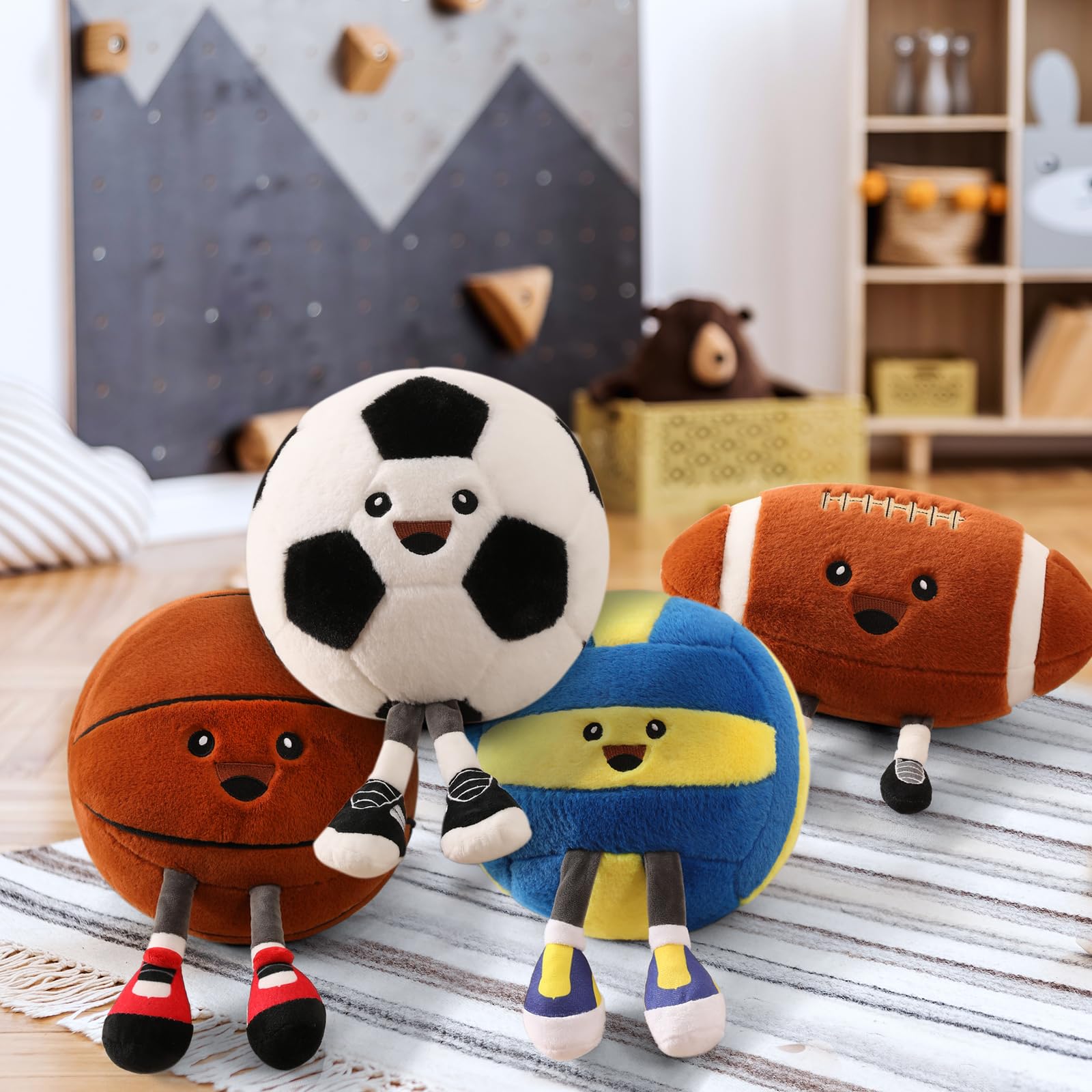 Stepxi volleyball pillow provides snuggly comfort during games or study breaks