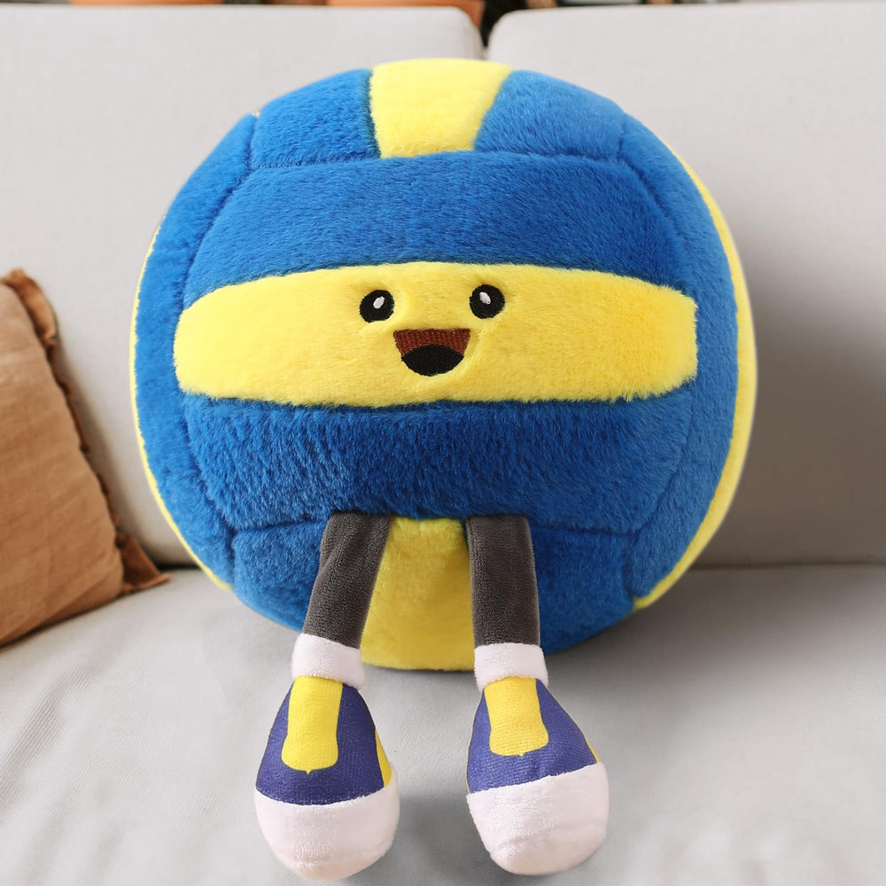Stepxi volleyball plush pillow with soft fabric for cozy cuddling