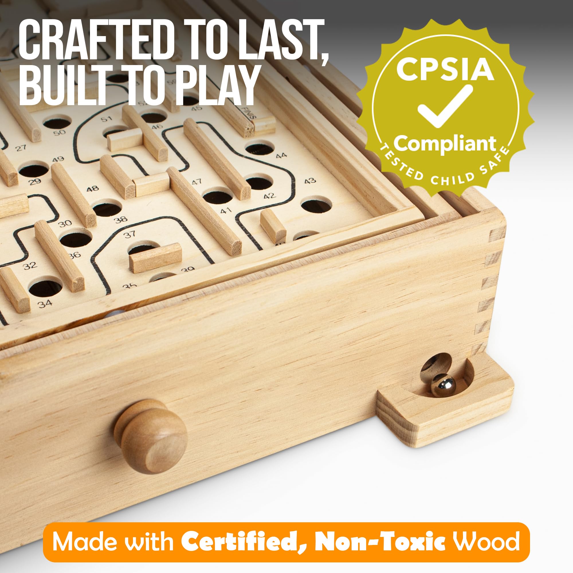 STERLING Board edge and wood grain close-up emphasizes premium craftsmanship