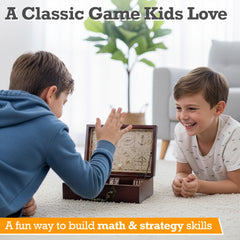STERLING Games metal latch provides secure, classic closure for on-the-go play.