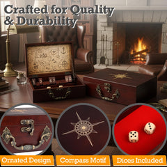 STERLING Games treasure map inside sparks curiosity and enhances seafaring vibes.