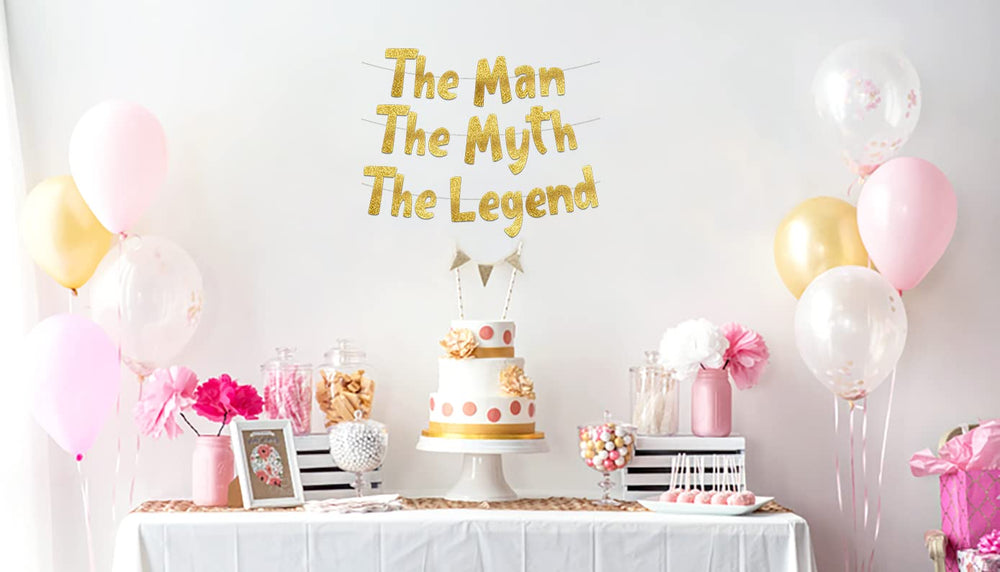 Sterling James Co banner decor for dessert tables and photo backdrops.