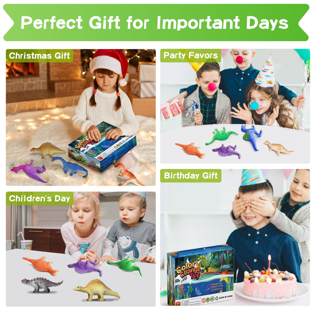 Sterofari carnival prize dinos offer exciting color changes for games.
