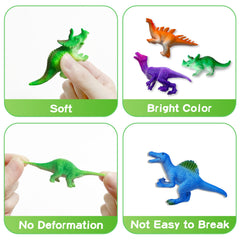 Sterofari party-favor dinosaurs brighten goody bags and celebrations.
