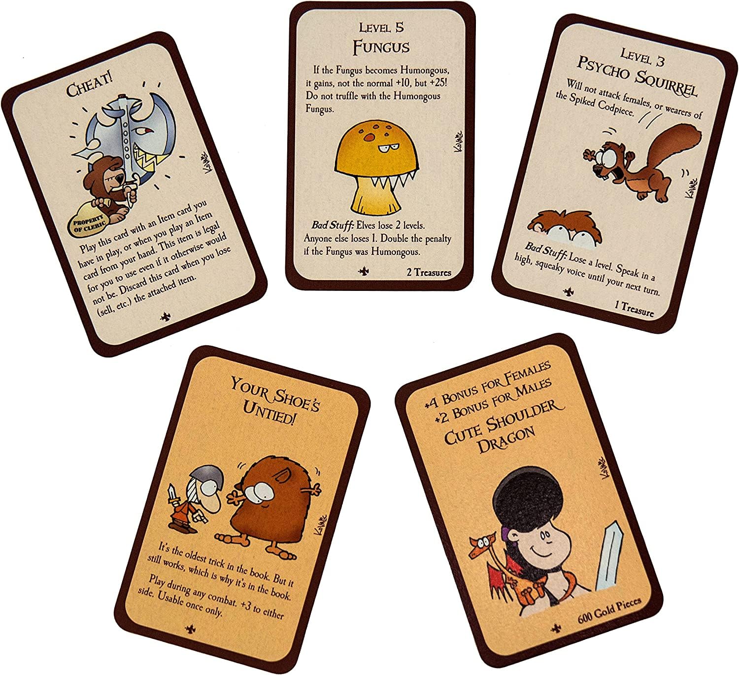 Steve Jackson Games Munchkin 2: Unnatural Axe Shoulder Dragon ally boosts team versatility