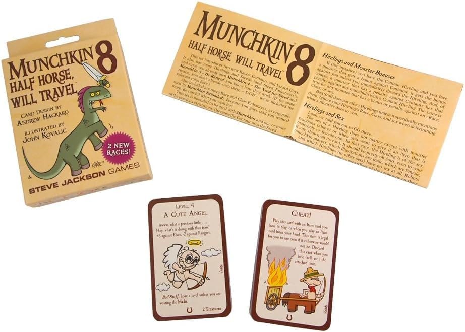 Lizard Guy race card from Munchkin 8 Half Horse Will Travel expansion.