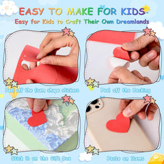 Sticeard EVA foam texture adds soft, durable tactile detail to crafts.