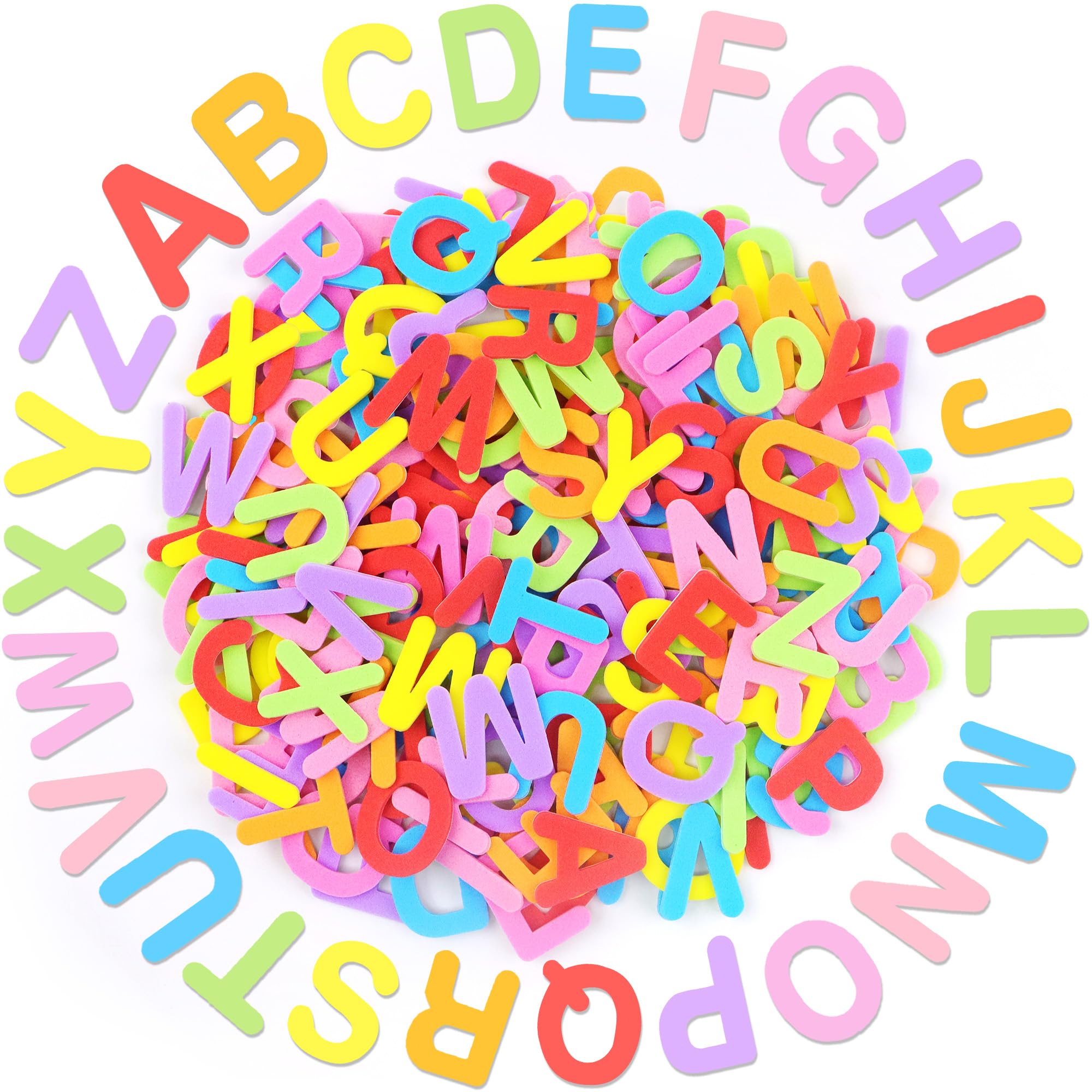 Sticeard pastel foam letter stickers collection for crafts and decor