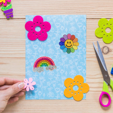 StickerBeans 2x2 inch designs shine on scrapbooks and planners.