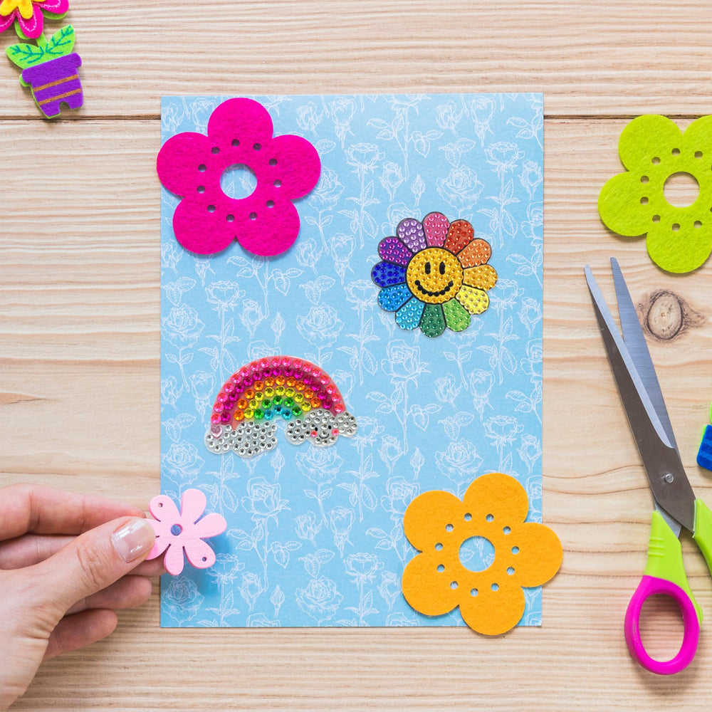 StickerBeans 2x2 inch designs shine on scrapbooks and planners.
