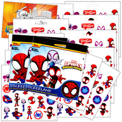 Stickerland Spidey sticker sheet for party favors and creative decorating.
