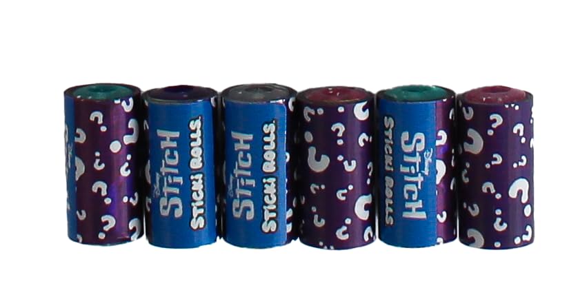 STICKI ROLLS Foil stickers restickable with no residue.