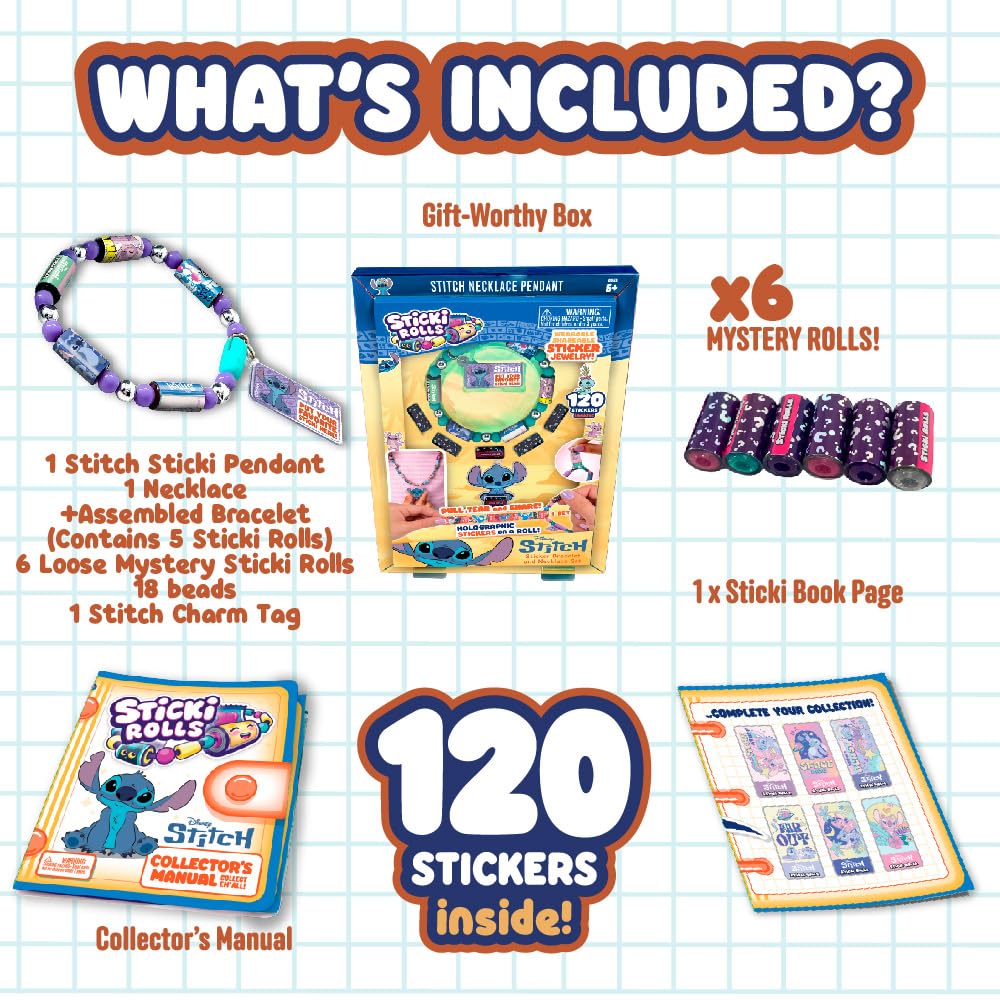 STICKI ROLLS Sticki Rolls stickers decorate notebooks.