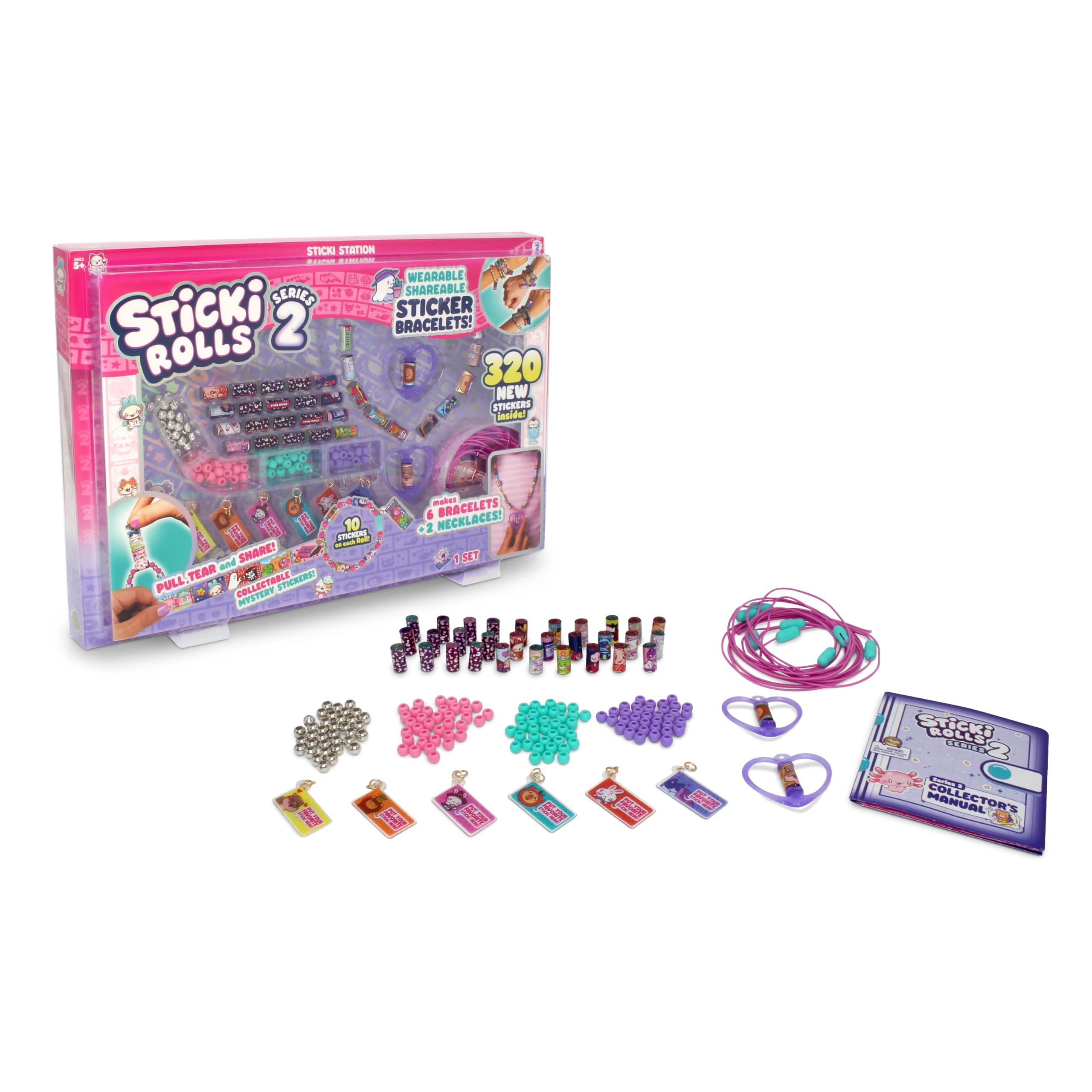 STICKI ROLLS S2 necklace pendants enable easy display of favourite stickers