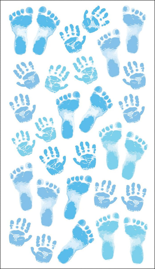 Sticko pastel baby boy prints stickers add delicate embellishments to DIY projects
