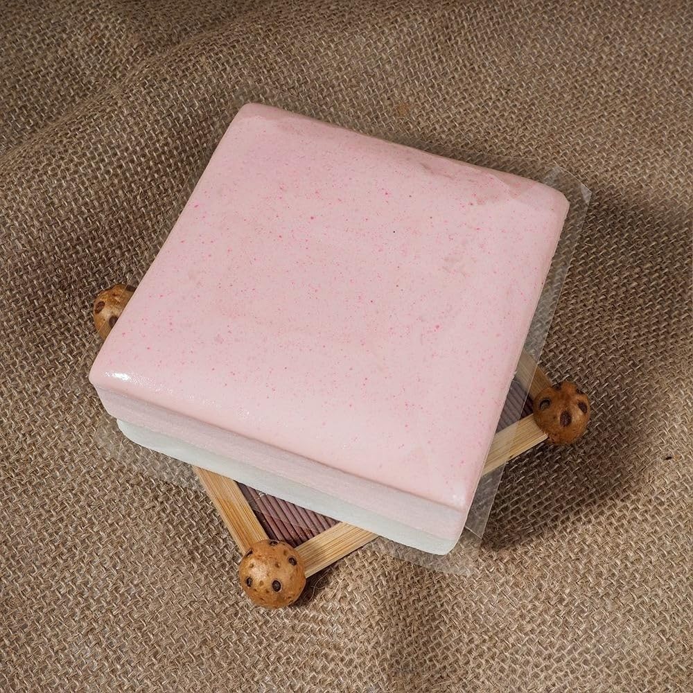 Sticky Bread slow rise squishy dual-color close-up emphasizes texture and color blend.