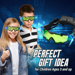 Sticky Lil Fingers kid-friendly goggles designed for safe, imaginative play.