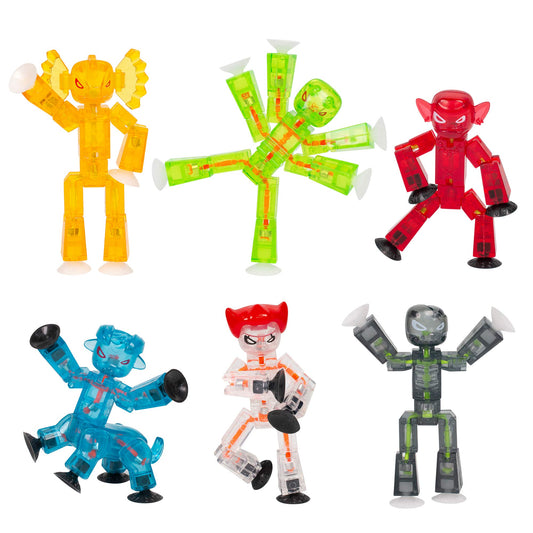 StikBot Zing Monsters Giggles poseable figure for stop-motion storytelling.