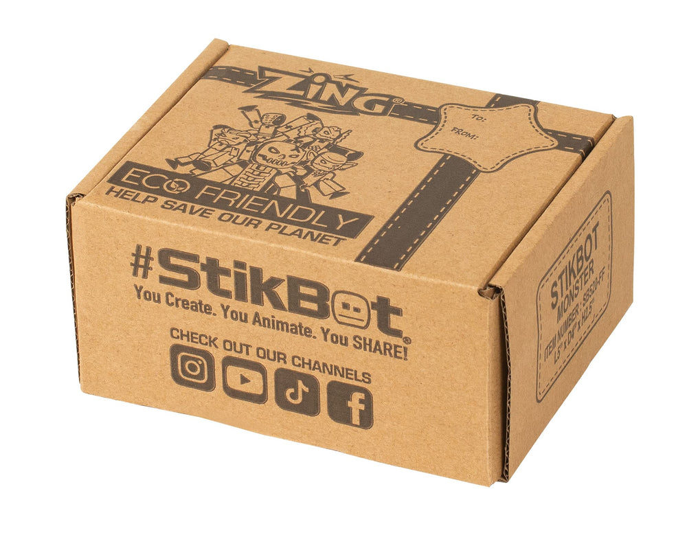 StikBot Zing Monsters Kyron poseable figure for fantasy stories.