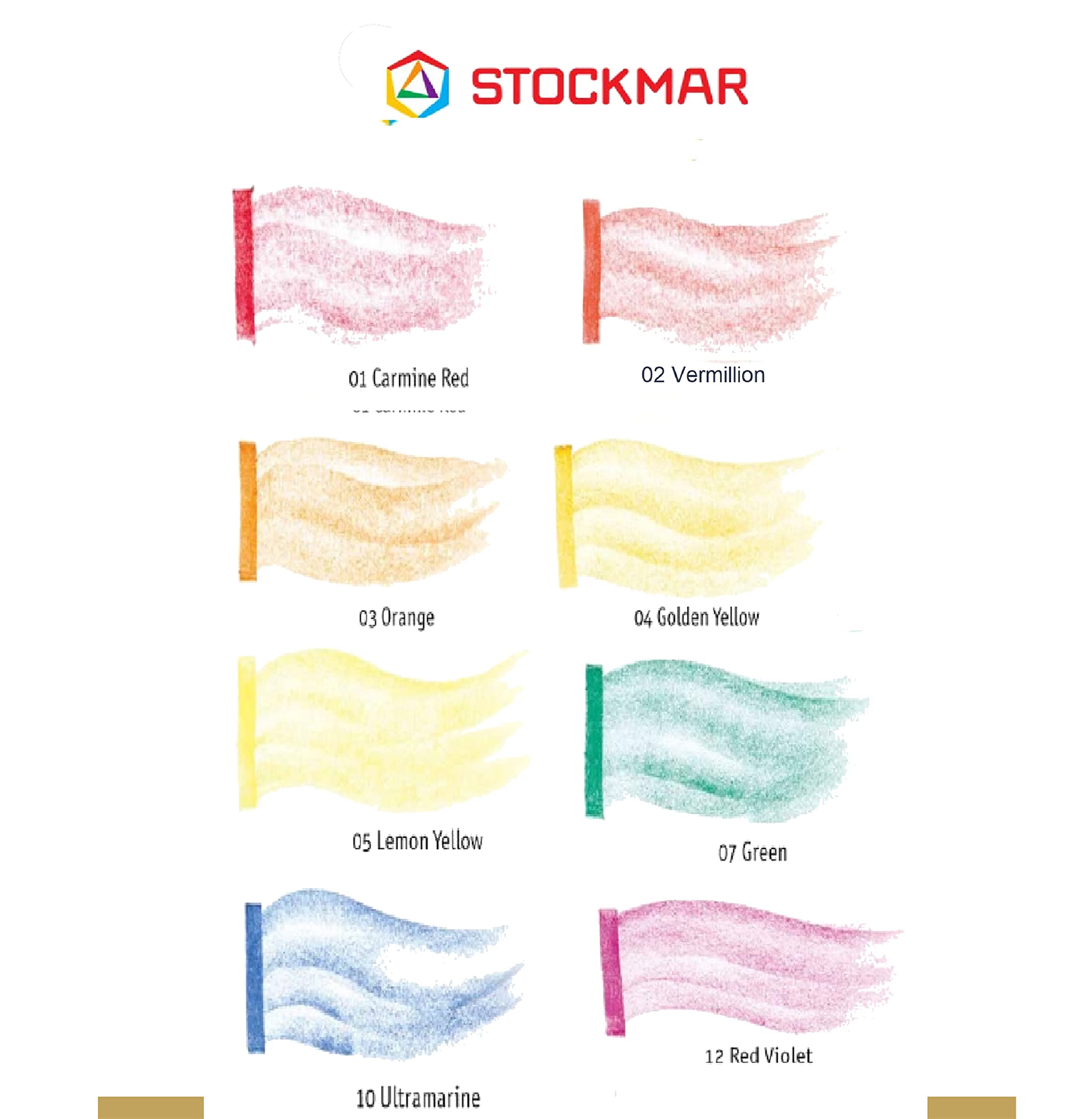 Stockmar artist-quality pigments deliver rich color with smooth, clean application.